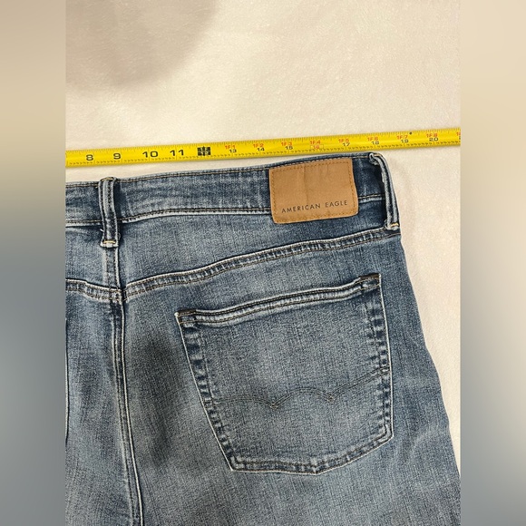 American Eagle Original Straight Jeans 36x32 Airflex Stretch Denim - Picture 6 of 11